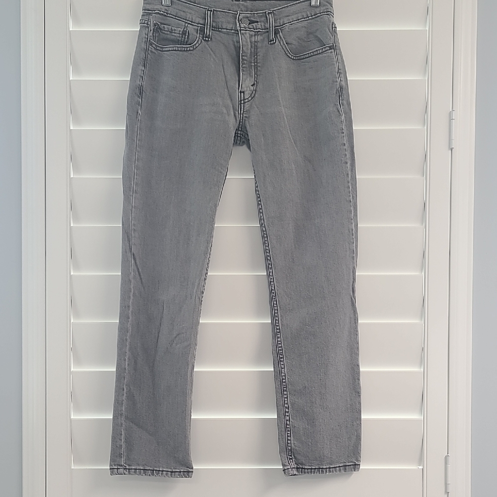 Levi's Men's Classic 514 Gray Straight Jeans